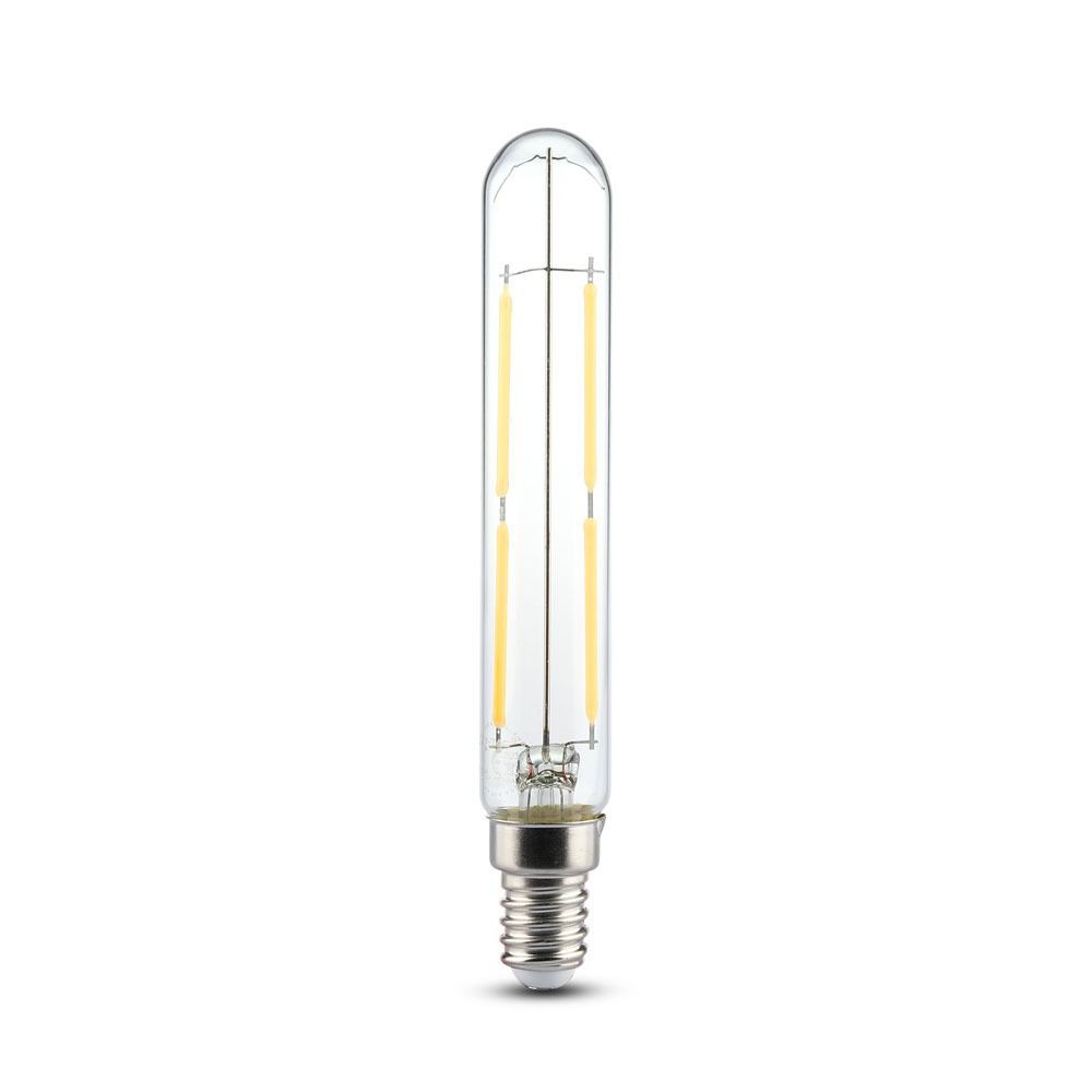V-TAC LAMPADINA LED E14 4W TUBOLARE 4 FILAMENTI