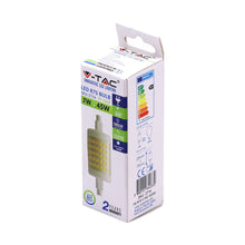 Carica l&#39;immagine nel visualizzatore di Gallery, V-TAC LAMPADINA LED R7S L78 7W BULB TUBOLARE

