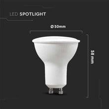Carica l&#39;immagine nel visualizzatore di Gallery, V-TAC LAMPADINA LED GU10 6,5W FARETTO SPOTLIGHT CHIP SAMSUNG 110°

