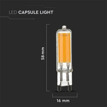 Carica l&#39;immagine nel visualizzatore di Gallery, V-TAC LAMPADINA LED G9 4W BULB IP44
