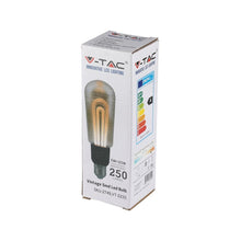 Carica l&#39;immagine nel visualizzatore di Gallery, V-TAC LAMPADINA LED E27 5W BULB T60 AMBRATA
