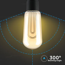 Carica l&#39;immagine nel visualizzatore di Gallery, V-TAC LAMPADINA LED E27 5W BULB T60 AMBRATA
