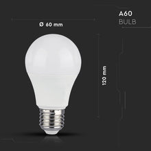 Carica l&#39;immagine nel visualizzatore di Gallery, V-TAC SMART VT-5119 LAMPADINA LED WI-FI E27 10W BULB A60 RGB+W 4IN1 DIMMERABILE
