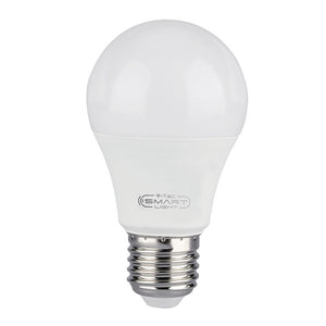 V-TAC SMART VT-5119 LAMPADINA LED WI-FI E27 10W BULB A60 RGB+W 4IN1 DIMMERABILE