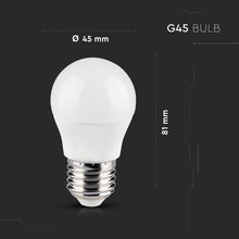 Cargar imagen en el visor de la galería, V-TAC SMART LAMPADINA LED WI-FI E27 4,5W MINIGLOBO G45 RGB+W 4IN1 DIMMERABILE
