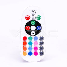 Carica l&#39;immagine nel visualizzatore di Gallery, V-TAC LAMPADINA LED E27 9W BULB A60 GOCCIA RGB+W CON TELECOMANDO

