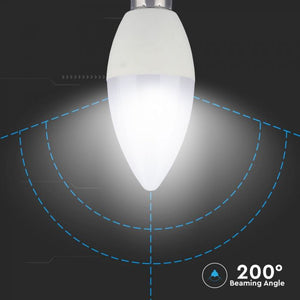 V-TAC LAMPADINA LED E14 3,5W CANDELA RGB+W CON TELECOMANDO