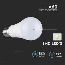 Carica l&#39;immagine nel visualizzatore di Gallery, V-TAC EVOLUTION  LAMPADINA LED E27 6,5W BULB A60
