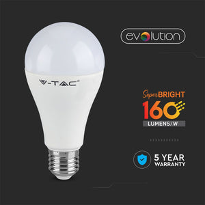 V-TAC EVOLUTION  LAMPADINA LED E27 15W BULB A65