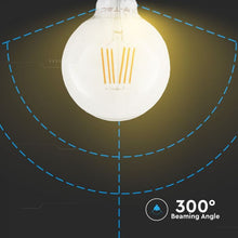 Carica l&#39;immagine nel visualizzatore di Gallery, V-TAC LAMPADINA LED E27 6W GLOBO G125 CHIP SAMSUNG
