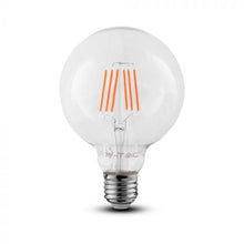 Carica l&#39;immagine nel visualizzatore di Gallery, V-TAC LAMPADINA LED E27 6W GLOBO G125 CHIP SAMSUNG
