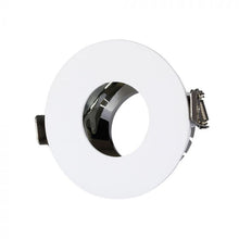 Cargar imagen en el visor de la galería, V-TAC PORTAFARETTO ORIENTABILE ROTONDO DA INCASSO PER LAMPADINE GU10 E GU5.3
