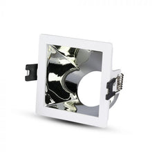 Cargar imagen en el visor de la galería, V-TAC PORTAFARETTO QUADRATO DA INCASSO CON INTERNO INCLINATO PER LAMPADINE GU10 E GU5.3
