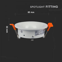 Carica l&#39;immagine nel visualizzatore di Gallery, V-TAC PORTAFARETTO DA INCASSO PER LAMPADINE GU10 E GU5.3

