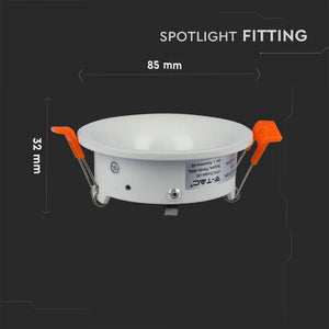 V-TAC PORTAFARETTO DA INCASSO PER LAMPADINE GU10 E GU5.3