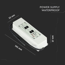 Carica l&#39;immagine nel visualizzatore di Gallery, V-TAC PRO ALIMENTATORE 100W IMPERMEABILE IP67 A 1 USCITA CON CAVI A SALDARE
