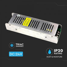 Carica l&#39;immagine nel visualizzatore di Gallery, V-TAC  ALIMENTATORE SLIM SERIES 150W TRIAC DIMMERABILE 24V A 2 USCITE

