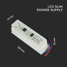 Cargar imagen en el visor de la galería, V-TAC ALIMENTATORE 30W IMPERMEABILE IP67 A 1 USCITA CON CAVI A SALDARE
