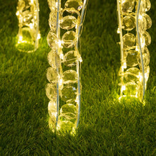 Carica l&#39;immagine nel visualizzatore di Gallery, Renna con cristalli, h. 90 cm, led bianco caldo
