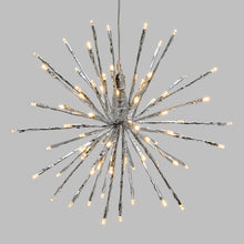 Cargar imagen en el visor de la galería, TWIGball argento, h. 30 cm, 80 led bianco , cavo bianco
