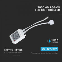 Carica l&#39;immagine nel visualizzatore di Gallery, V-TAC CONTROLLER PER STRISCE LED RGBW CON TELECOMANDO 40 TASTI
