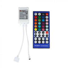 Carica l&#39;immagine nel visualizzatore di Gallery, V-TAC CONTROLLER PER STRISCE LED RGBW CON TELECOMANDO 40 TASTI
