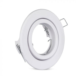 V-TAC PORTAFARETTO ORIENTABILE  DA INCASSO PER LAMPADINE GU10 E GU5.3