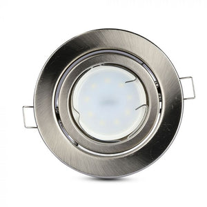 V-TAC PORTAFARETTO ORIENTABILE  DA INCASSO PER LAMPADINE GU10 E GU5.3