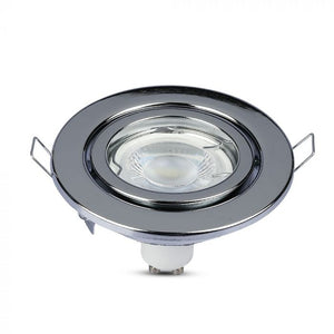 V-TAC PORTAFARETTO ORIENTABILE  DA INCASSO PER LAMPADINE GU10 E GU5.3