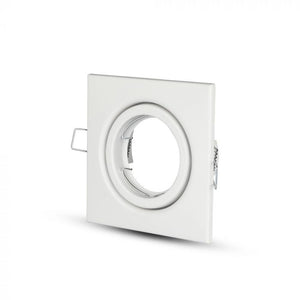 V-TAC PORTAFARETTO ORIENTABILE  DA INCASSO PER LAMPADINE GU10 E GU5.3