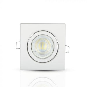 V-TAC PORTAFARETTO ORIENTABILE  DA INCASSO PER LAMPADINE GU10 E GU5.3