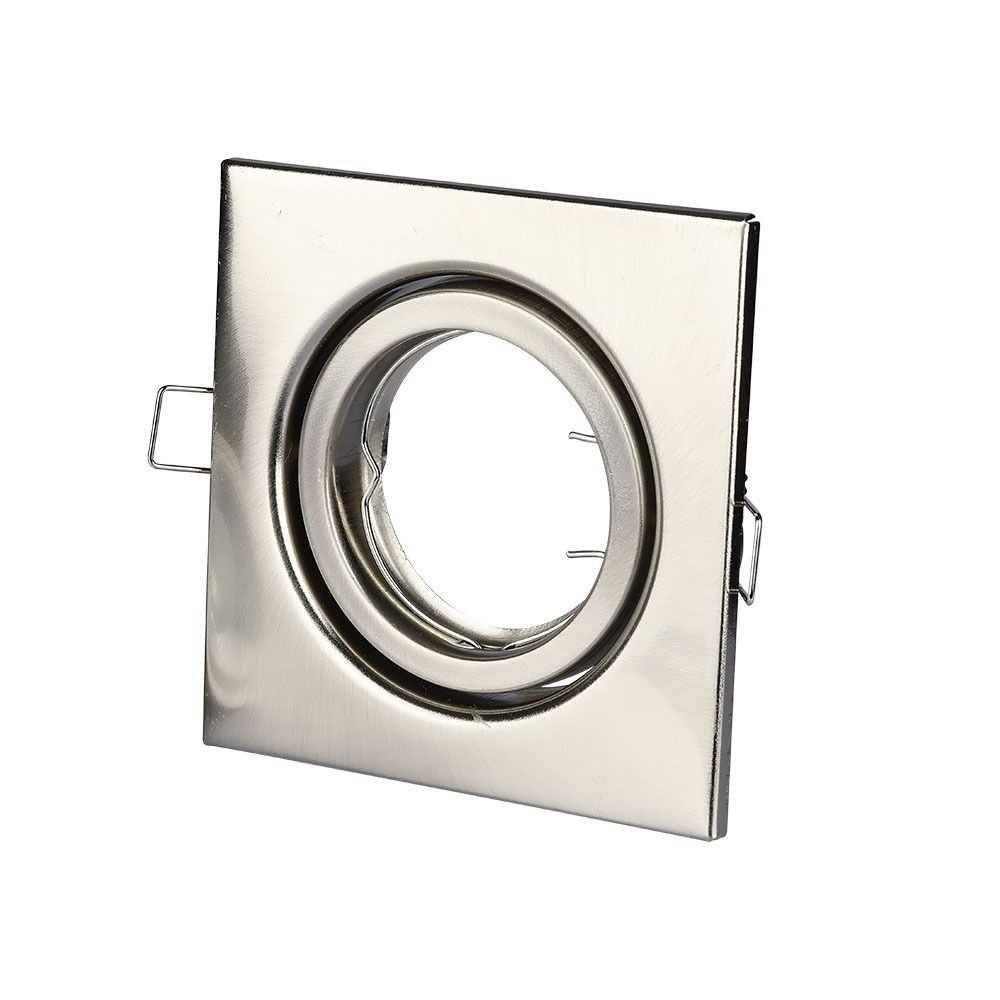 V-TAC PORTAFARETTO ORIENTABILE  DA INCASSO PER LAMPADINE GU10 E GU5.3