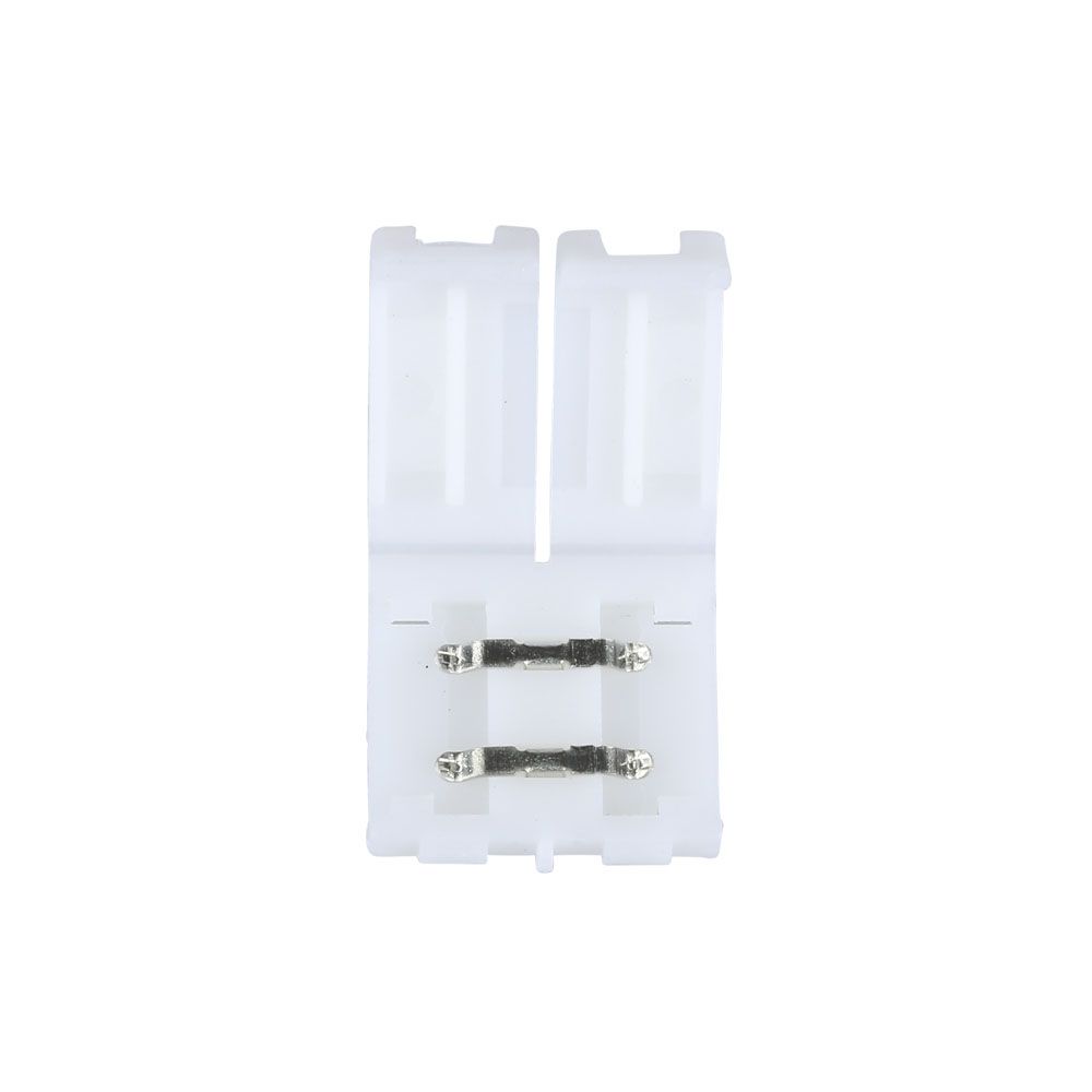 CONNETTORE CONSECUTIVO CLIP 2 PIN PER STRISCE LED MONOCOLORE