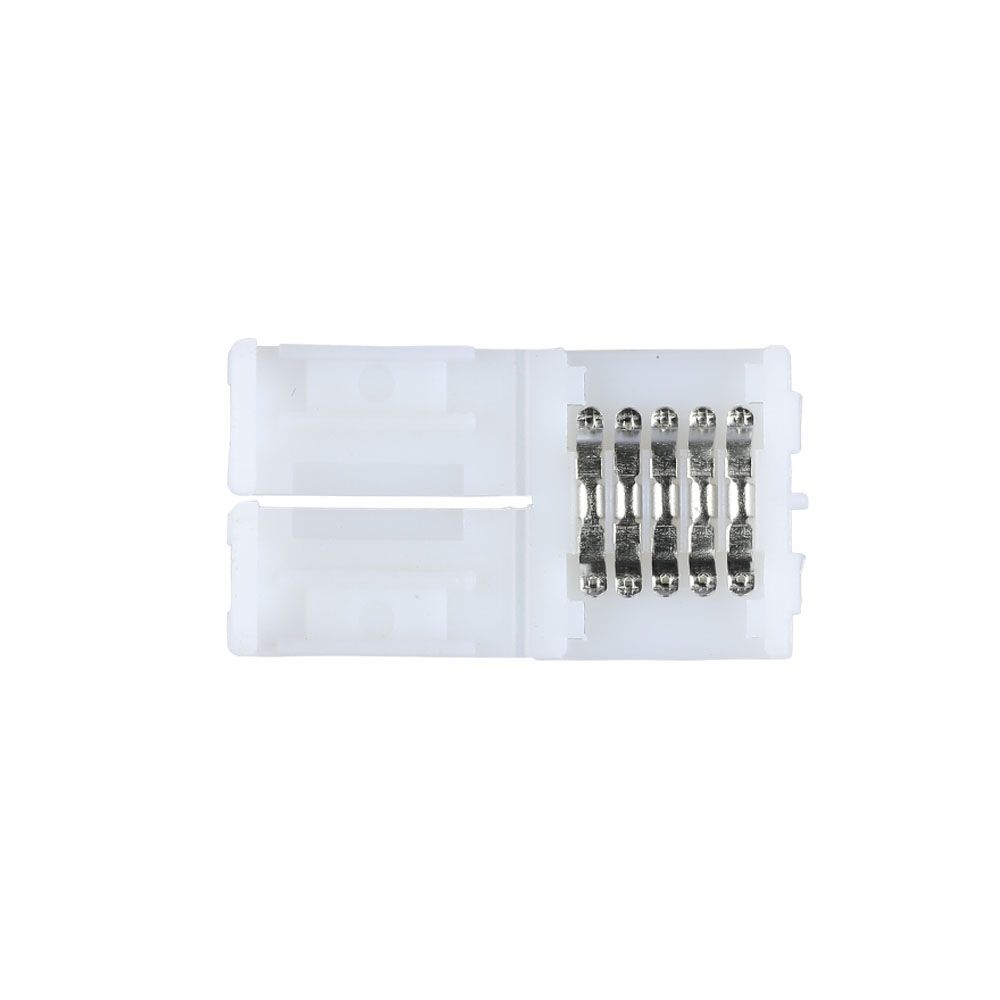 CONNETTORE CONSECUTIVO PER STRISCE LED MULTICOLORE RGB CLIP 5 PIN