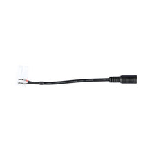 Carica l&#39;immagine nel visualizzatore di Gallery, CONNETTORE DA CLIP 2 PIN A JACK 2.1 PER STRISCE LED MONOCOLORE 3528
