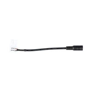 CONNETTORE DA CLIP 2 PIN A JACK 2.1 PER STRISCE LED MONOCOLORE 3528