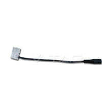 Carica l&#39;immagine nel visualizzatore di Gallery, CONNETTORE DA CLIP 2 PIN A JACK 2.1 PER STRISCE LED MONOCOLORE 3528
