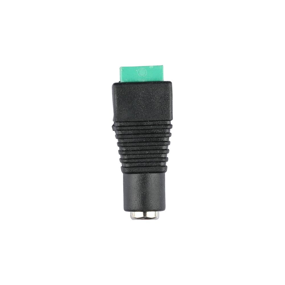 CONNETTORE DA MORSETTI A VITE A JACK 2.1 PER STRISCE LED MONOCOLORE
