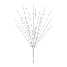 Cargar imagen en el visor de la galería, Ramo argento h 100 cm, 144 led bianco , cavo trasparente

