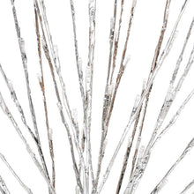 Cargar imagen en el visor de la galería, Ramo argento h 100 cm, 144 led bianco , cavo trasparente
