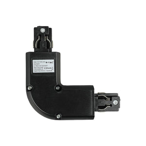 V-TAC CONNETTORE L A 4 POLI COLORE NERO PER TRACK LIGHT