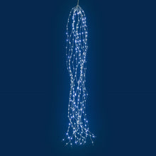 Cargar imagen en el visor de la galería, Cascata di luci 1,2 m, 300 microled bianco caldo
