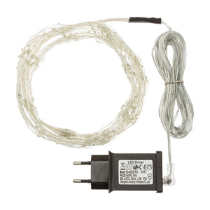 Cascata di luci 1,2 m, 300 microled bianco caldo