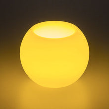 Carica l&#39;immagine nel visualizzatore di Gallery, Candela a sfera, led bianco caldo
