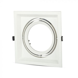 V-TAC PORTAFARETTO ORIENTABILE DA INCASSO PER LAMPADINE AR111