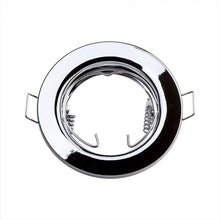 Cargar imagen en el visor de la galería, V-TAC 2 PORTAFARETTI FISSI ROTONDI DA INCASSO PER LAMPADINE GU10 E GU5.3

