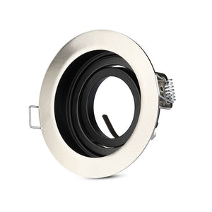 V-TAC PORTAFARETTO ORIENTABILE  DA INCASSO PER LAMPADINE GU10 E GU5.3