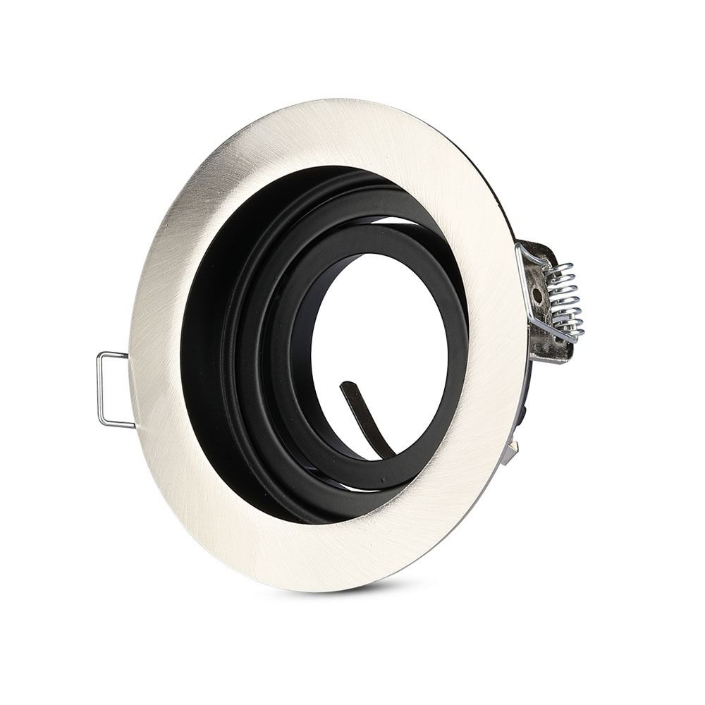 V-TAC PORTAFARETTO ORIENTABILE  DA INCASSO PER LAMPADINE GU10 E GU5.3