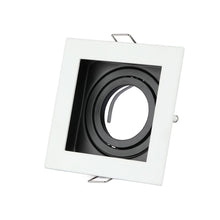 Carica l&#39;immagine nel visualizzatore di Gallery, V-TAC PORTAFARETTO ORIENTABILE  DA INCASSO PER LAMPADINE GU10 E GU5.3
