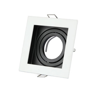 V-TAC PORTAFARETTO ORIENTABILE  DA INCASSO PER LAMPADINE GU10 E GU5.3